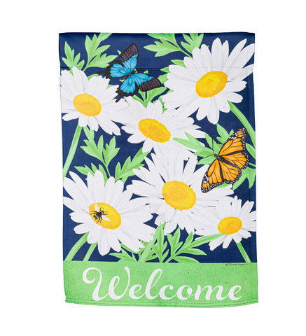 Daisy Garden Garden Suede Flag