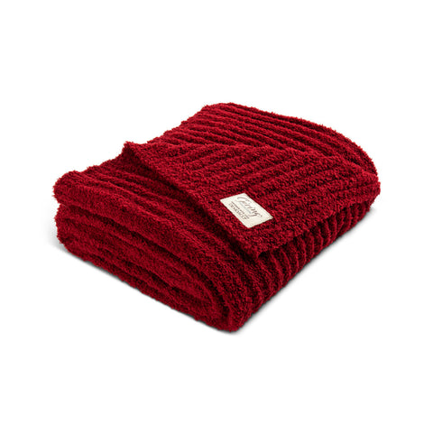 Ribbed Blanket - Red