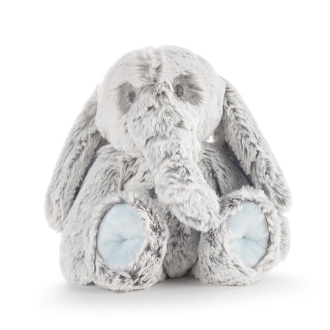 Luxurious Elephant Rattle - Blue - Nursery Keepsake