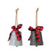 Metal Bell Ornaments - 2 Assorted
